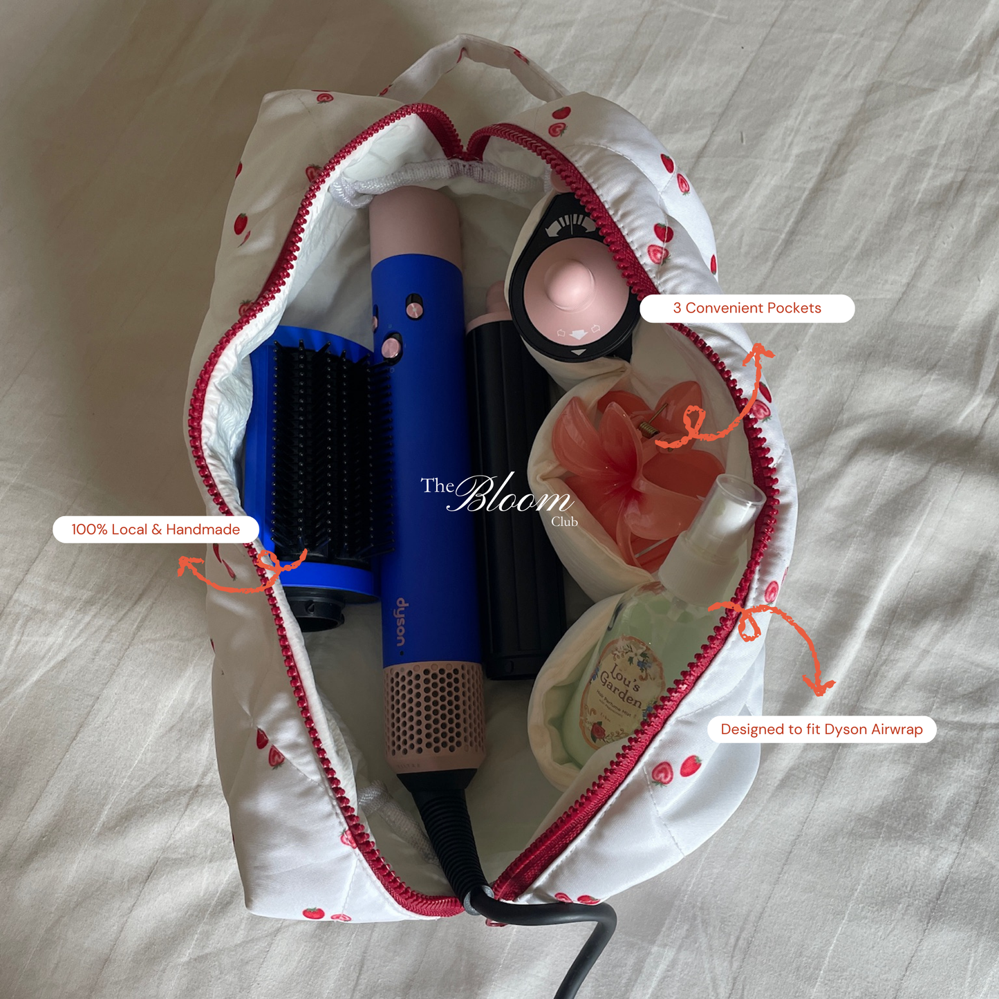 Blueberry Blossom Little Maxi Pouch