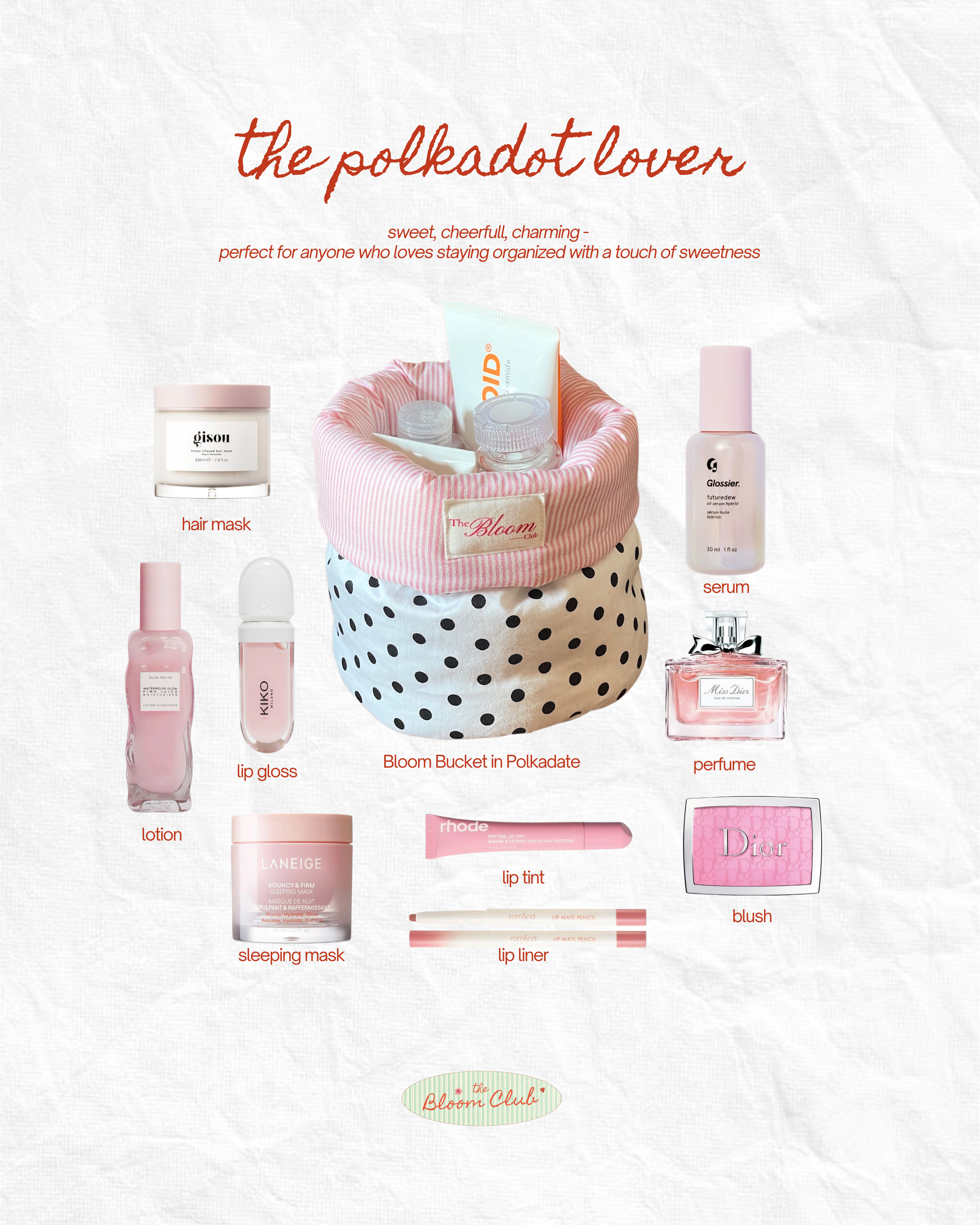 The Bloom Bucket Polkadate
