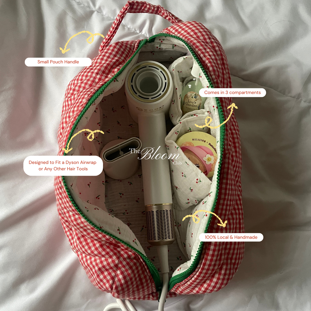 Cherry Xmas Little Maxi Pouch