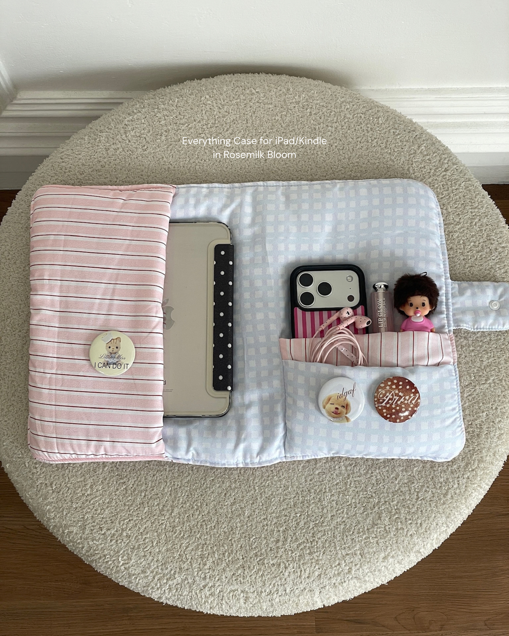 Everything Case Ipad/Kindle Rosemilk Bloom